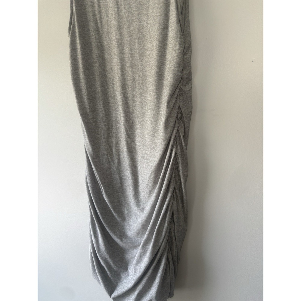Beyond Yoga Featherweight Gather Ruched Mini Dress Spacedye Grey Small Athletic - Picture 7 of 9